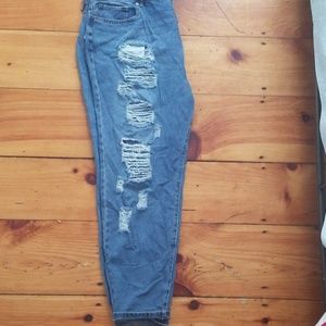Forever 21 Plus size jeans, Boyfriend, high rise